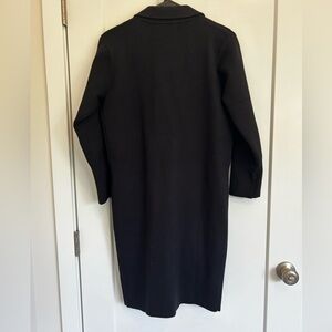 Long black sweater